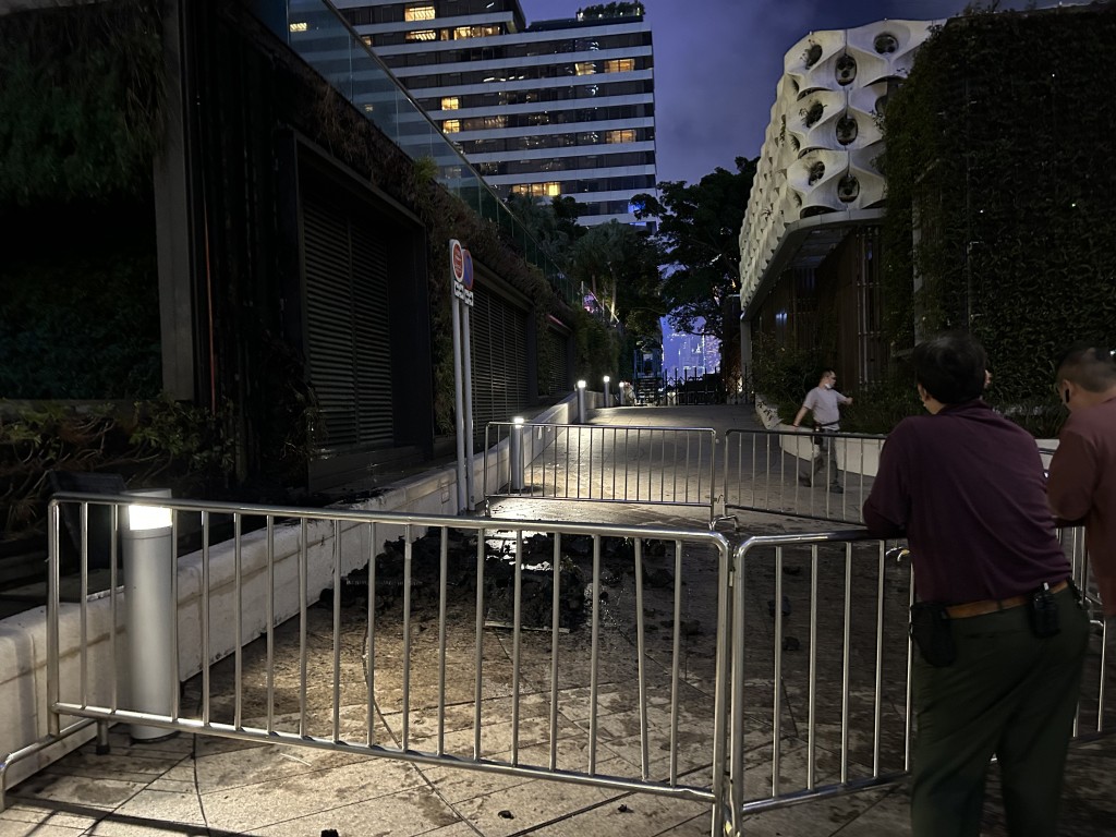 事後現場被圍封。