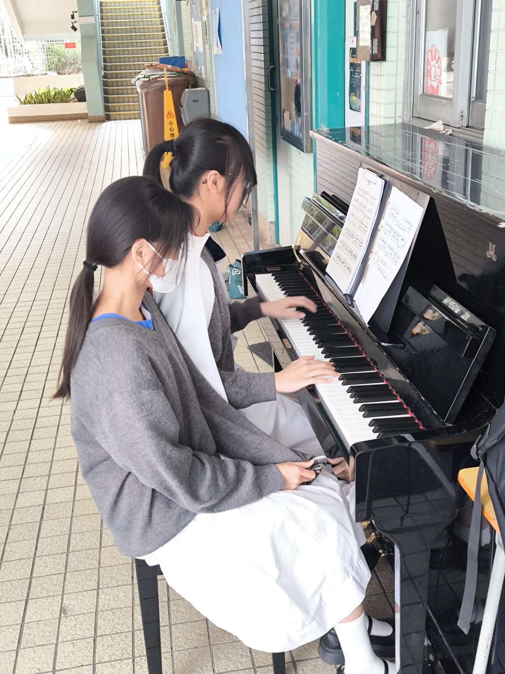 钢琴不是甚么顶级品牌，但它被发现成为众人的宠儿。（作者提供）