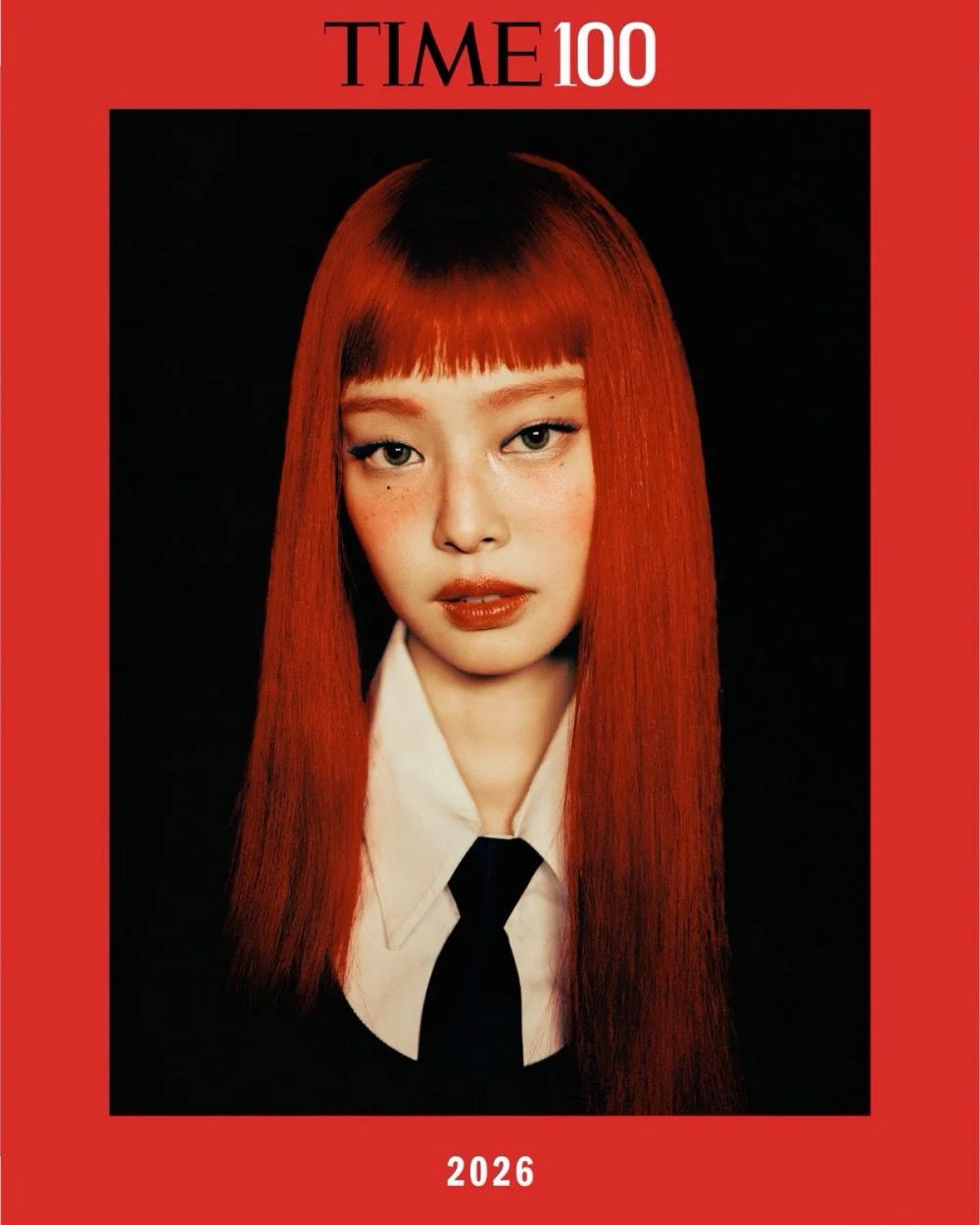 Jennie獲《時代》雜誌選為本年度最具影響力人士之一。