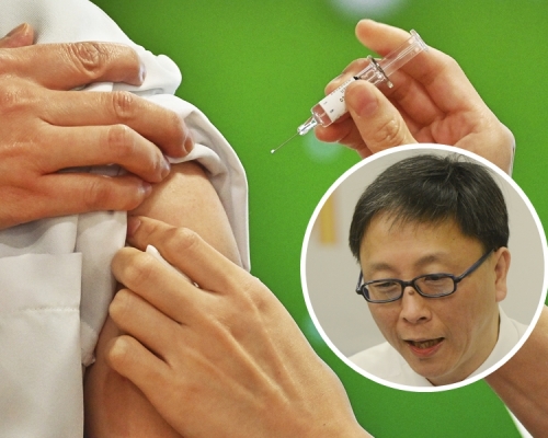 港大感染及傳染病中心總監何栢良（小圖）呼籲兒童及長者接種流感疫苗。資料圖片