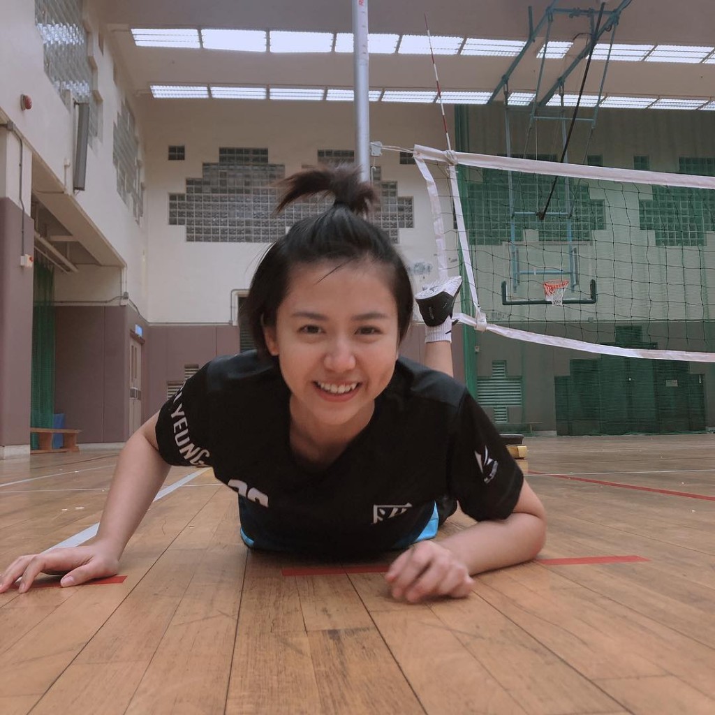 杨偲泳是香港排球乙组联赛球队汇青的球员。