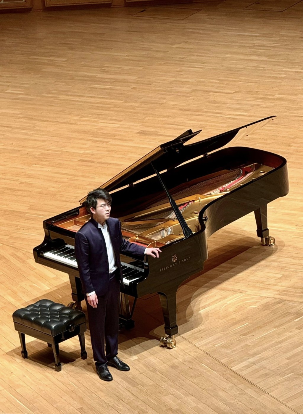 羅淑佩今年沈靖轁的鋼琴獨奏。羅淑佩Facebook 圖片 羅淑佩今年沈靖轁的鋼琴獨奏。羅淑佩Facebook 圖片