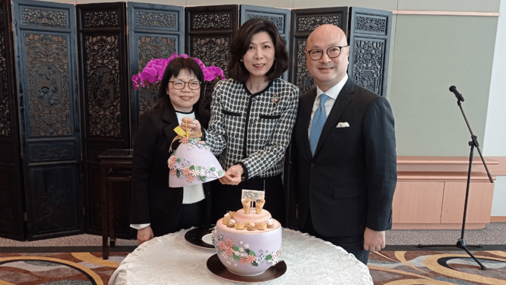 梅李玉霞憶述3年疫情期間，指會展「冇生意冇人好淒涼」。馮健文攝