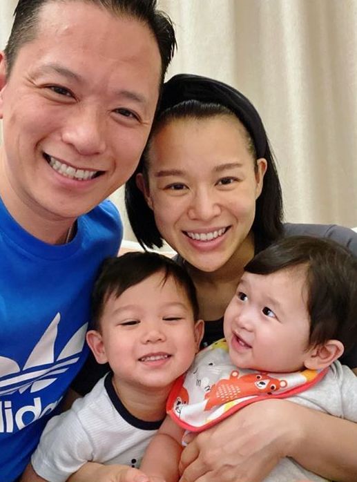 杏兒一家四口咁幸福,有小小幸福肥唔緊要啦!