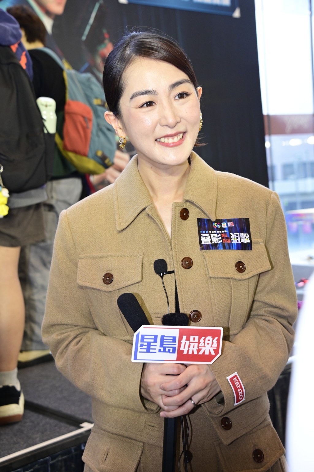 蔡穎恩首次有劇集在TVB播出，表示非常期待。