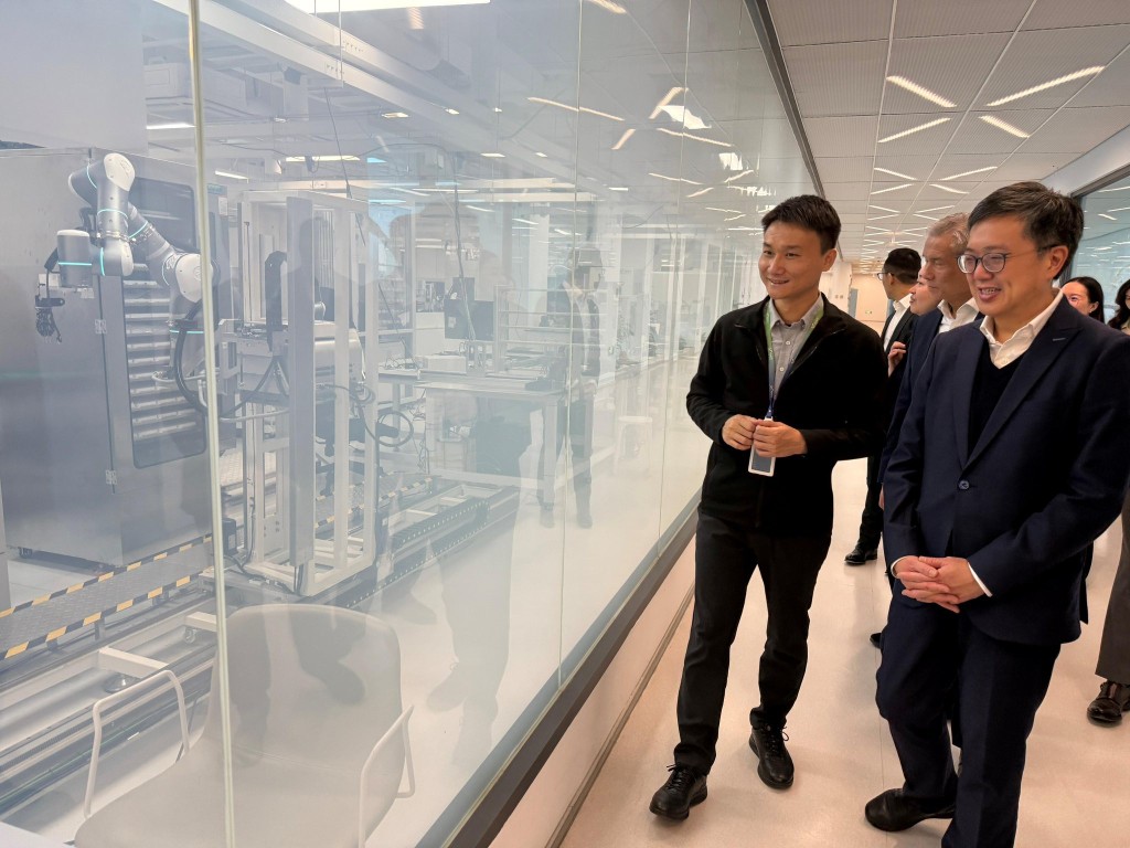 蔡傑銘與河套園區發展署就港深兩地河套合作區的協同發展交換意見。