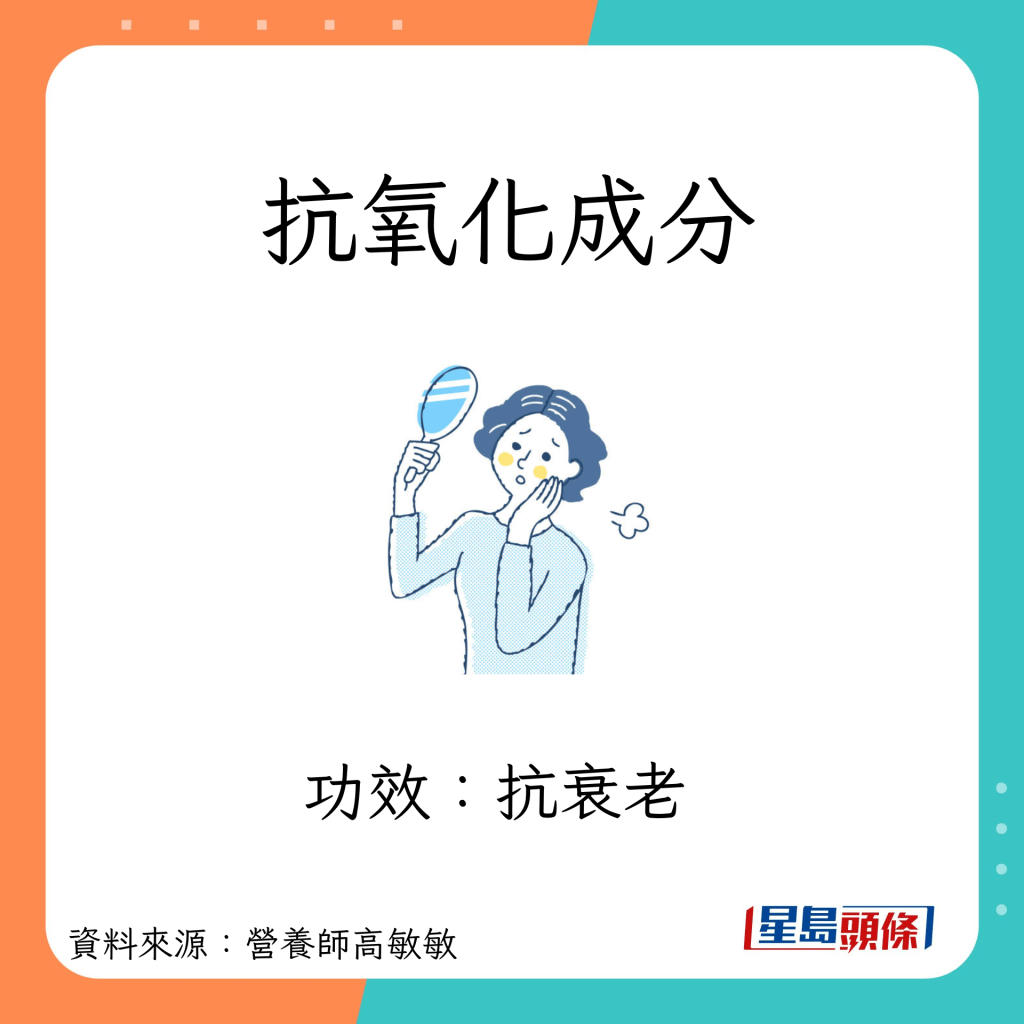 榴槤营养及功效｜5. 抗氧化成分：抗衰老