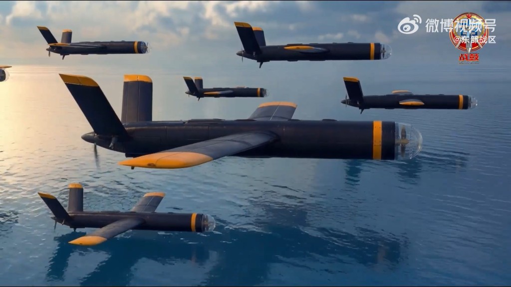 解放军东部战区发布军演人工智能（AI）短片《联武群戈斩‘独’道》。