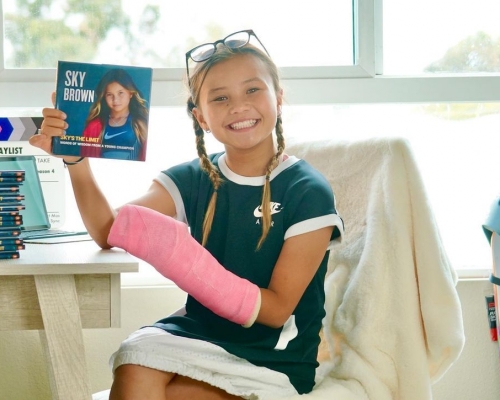 小女孩布朗將參加東京奧運。 布朗Instagram圖片