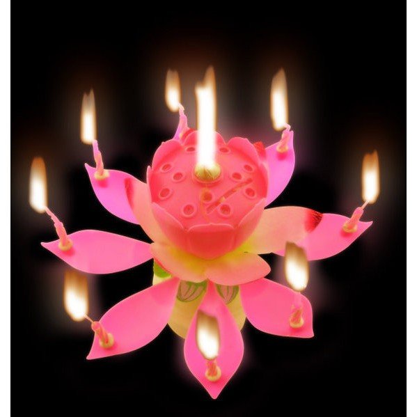 内地兴咗好耐嘅「火莲花蜡烛」。