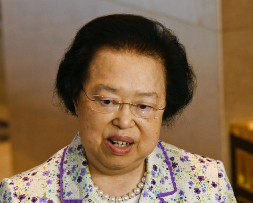 譚惠珠稱不能單靠《禁蒙面法》止暴制亂。資料圖片