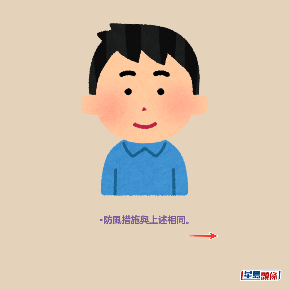 •防風措施與上述相同。