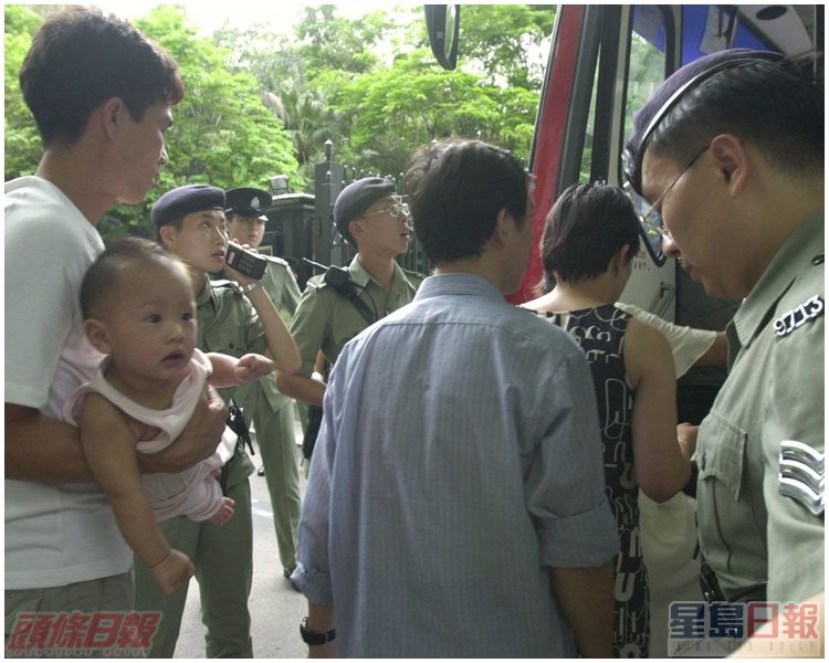 望后石越南船民到政府總部請願。資料圖片