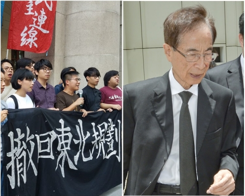 圖左為上訴人(陳詠詩攝);圖右為李柱銘(資料圖片)。