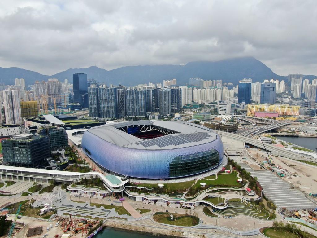 如演唱會當晚有雨，啟德體育園呼籲觀眾請預留更多時間進行安檢。