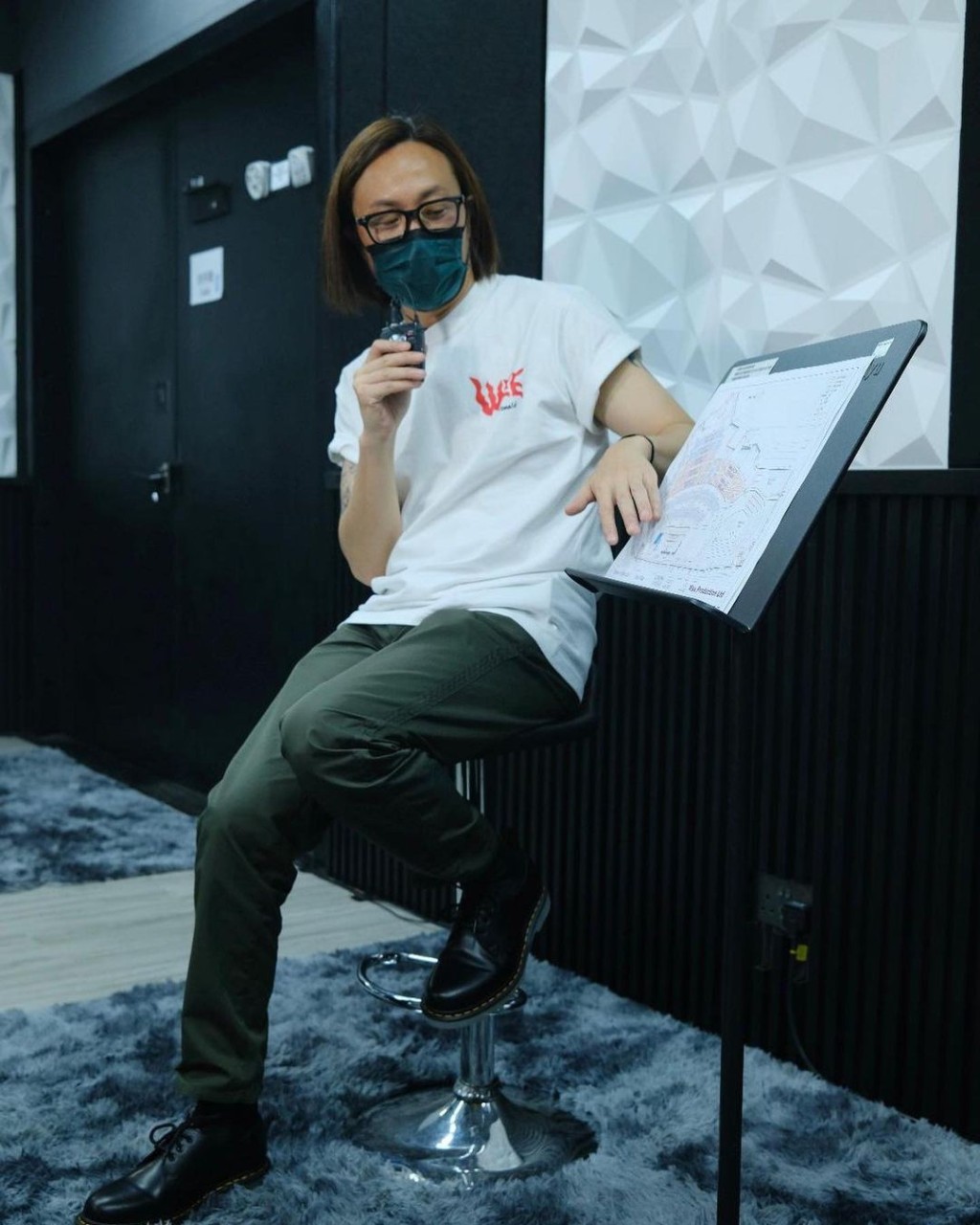Ronald近日「閉關」為自駕騷排練。