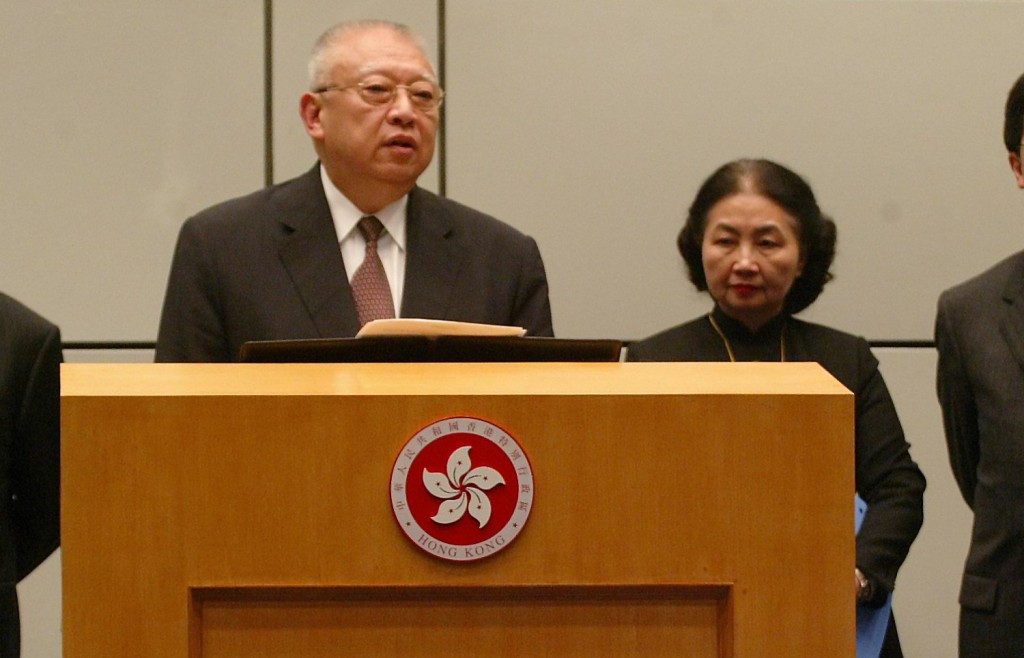 梁愛詩坦言,當年獲邀出任首屆特區政府律政司司長並無心理準備。資料圖片 梁愛詩坦言,當年獲邀出任首屆特區政府律政司司長並無心理準備。資料圖片