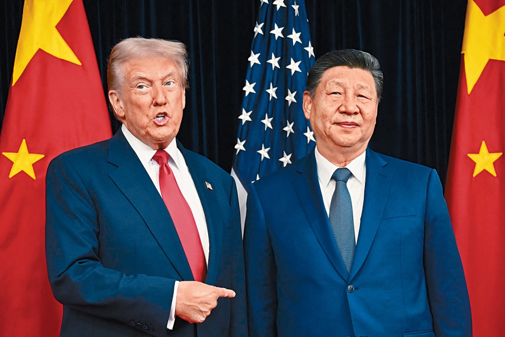 習近平與特朗普近期在南韓會晤。