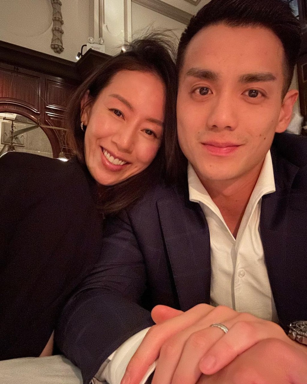 梁靖琪于2019年与拍拖近两年的圈外男友施隽贤（Jonathan）再婚。