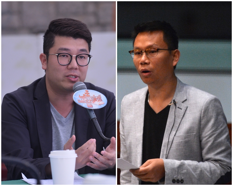 劉國勳(左)及陳恒鑌。資料圖片