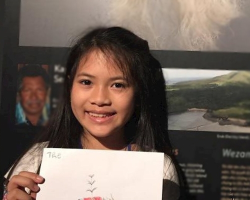 越南一名11歲女童最近致函多間學校的校長,呼籲不要在開學典禮上大放氣球。 網圖