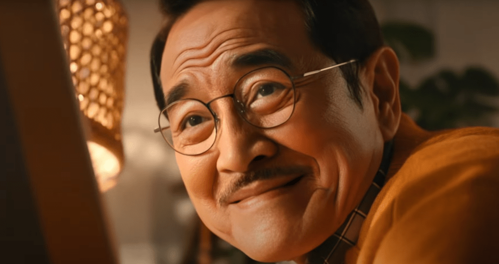 TVB藉旗下藝人的圖片庫,可在藝人毋須親身參演下生成影片。(TVB片段截圖) TVB藉旗下藝人的圖片庫,可在藝人毋須親身參演下生成影片。(TVB片段截圖)