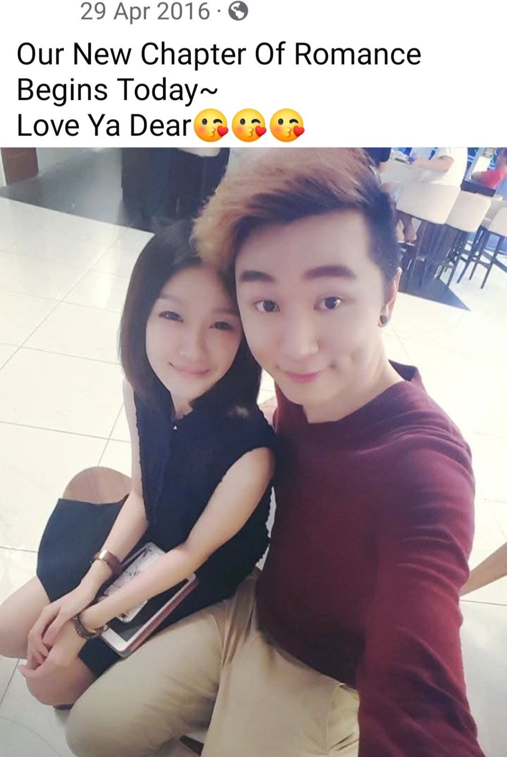 王鄭浚仁前女友照片被刮出。 王鄭浚仁前女友照片被刮出。