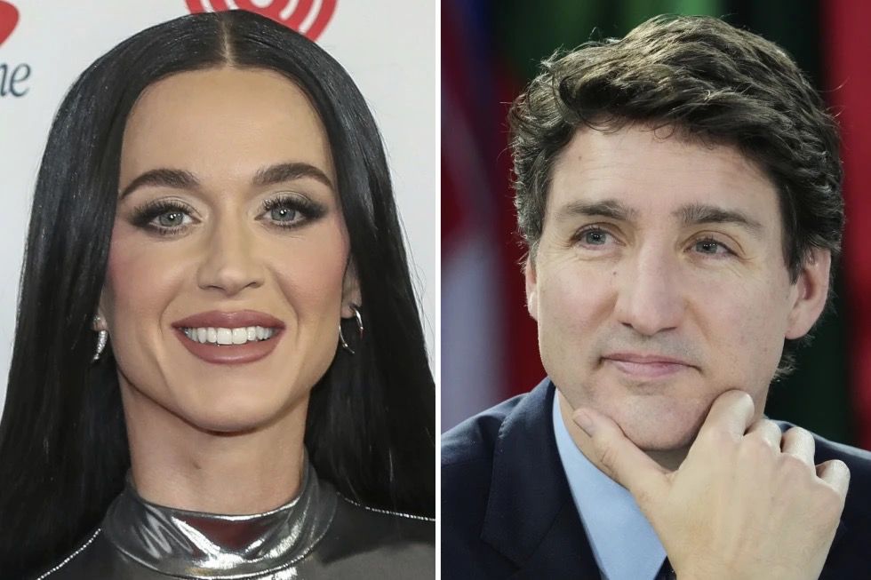 Katy Perry與杜魯多戀情曝光，上月底在遊艇被目擊親熱。