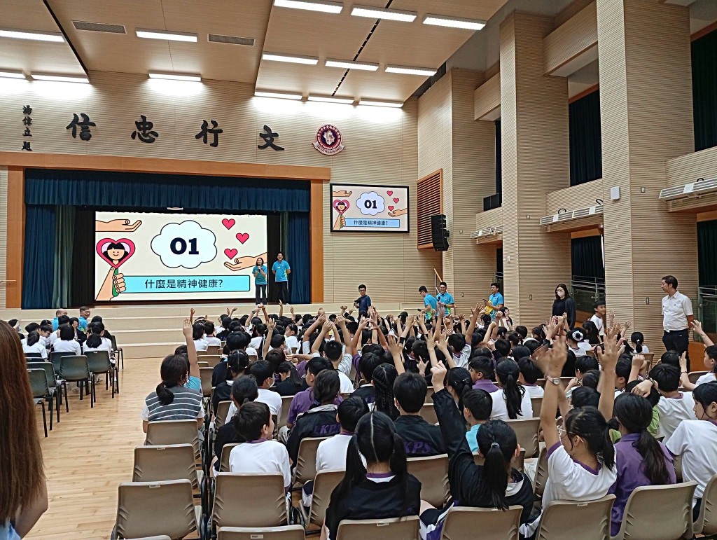 懲教先鋒進行禁毒宣傳活動。fb：香港懲教署 