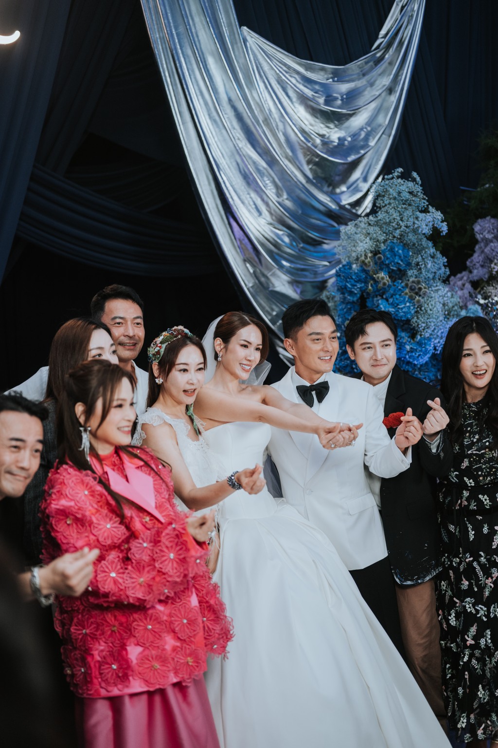 楊明、莊思明完成童話婚禮。 楊明、莊思明完成童話婚禮。