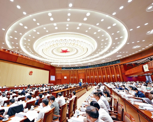 全國人大常委會開幕。 資料圖片