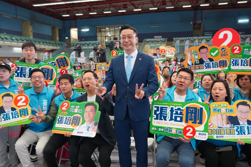 2號候選人民建聯張培剛。