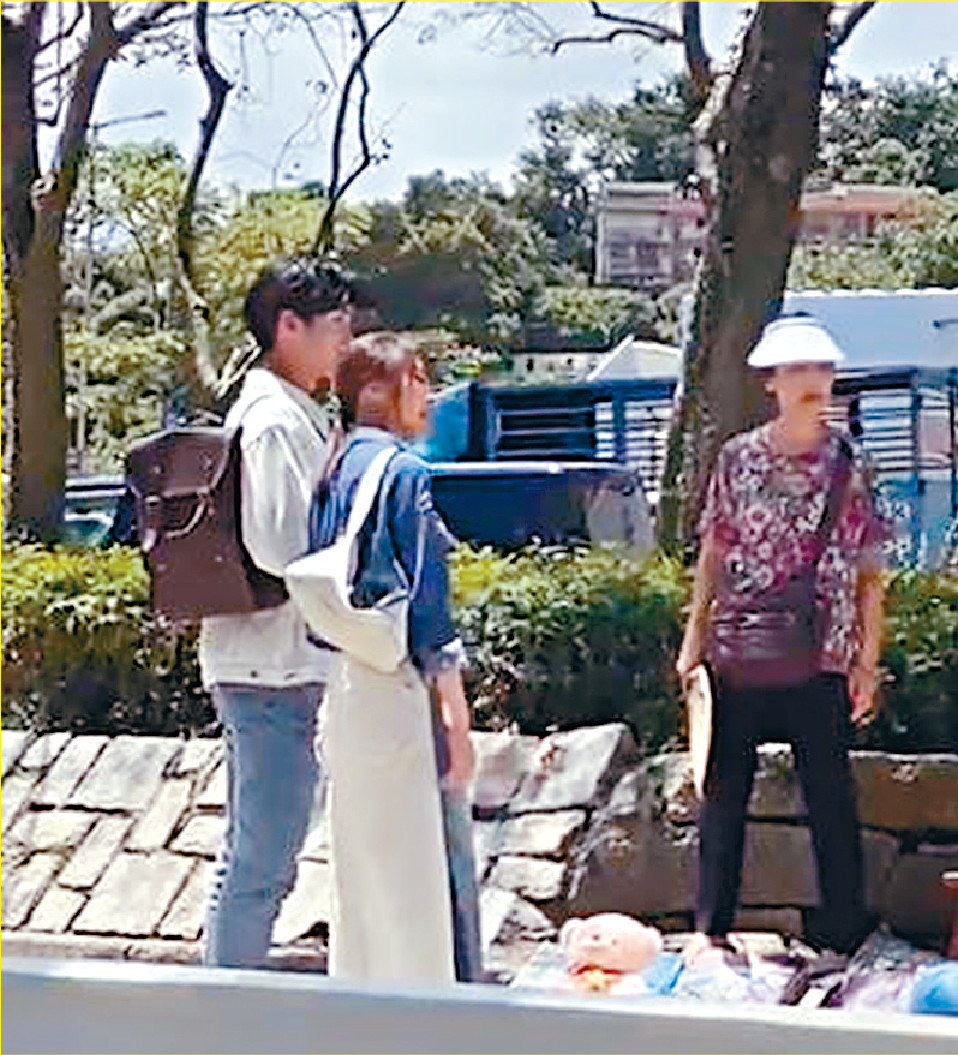 ■介紹劇中角色,男女主角周嘉洛、林夏薇及小販韓馬利。