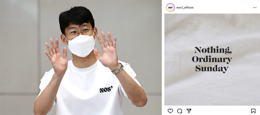 孫興民的「NOS7」品牌,令人聯想到C朗拿度的「CR7」品牌。網上圖片