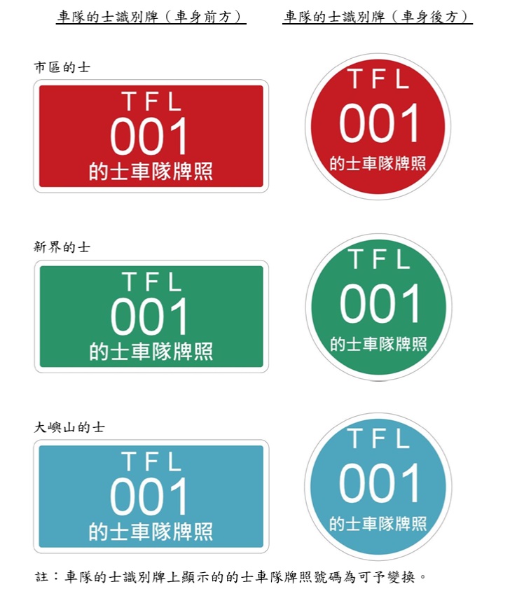車隊的士識別牌。 車隊的士識別牌。