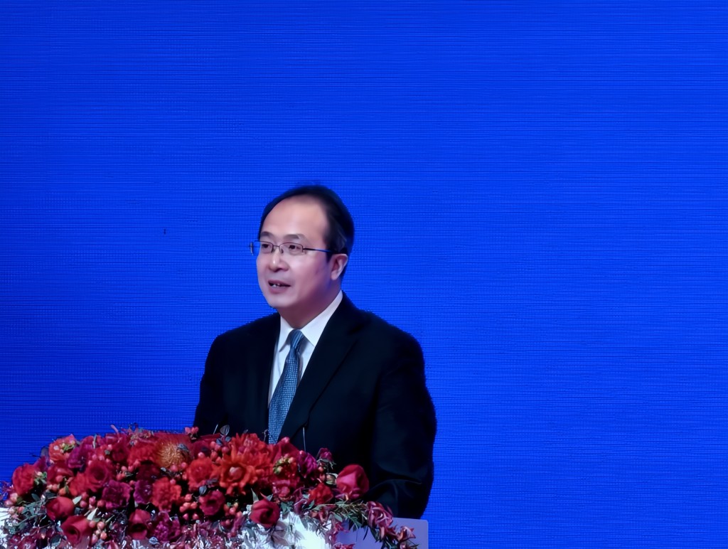 外交部部长助理洪磊。杨浚源摄 外交部部长助理洪磊。杨浚源摄