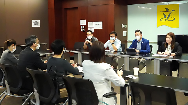 立法會A4 聯盟議員與房屋局局長何永賢及副局長戴尚誠會面,交流房屋議題。楊永杰 Kitson Yang FB相片