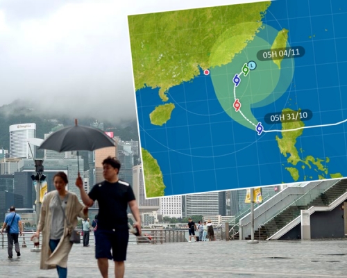 天文台預料日間發出三號風球機會不大。