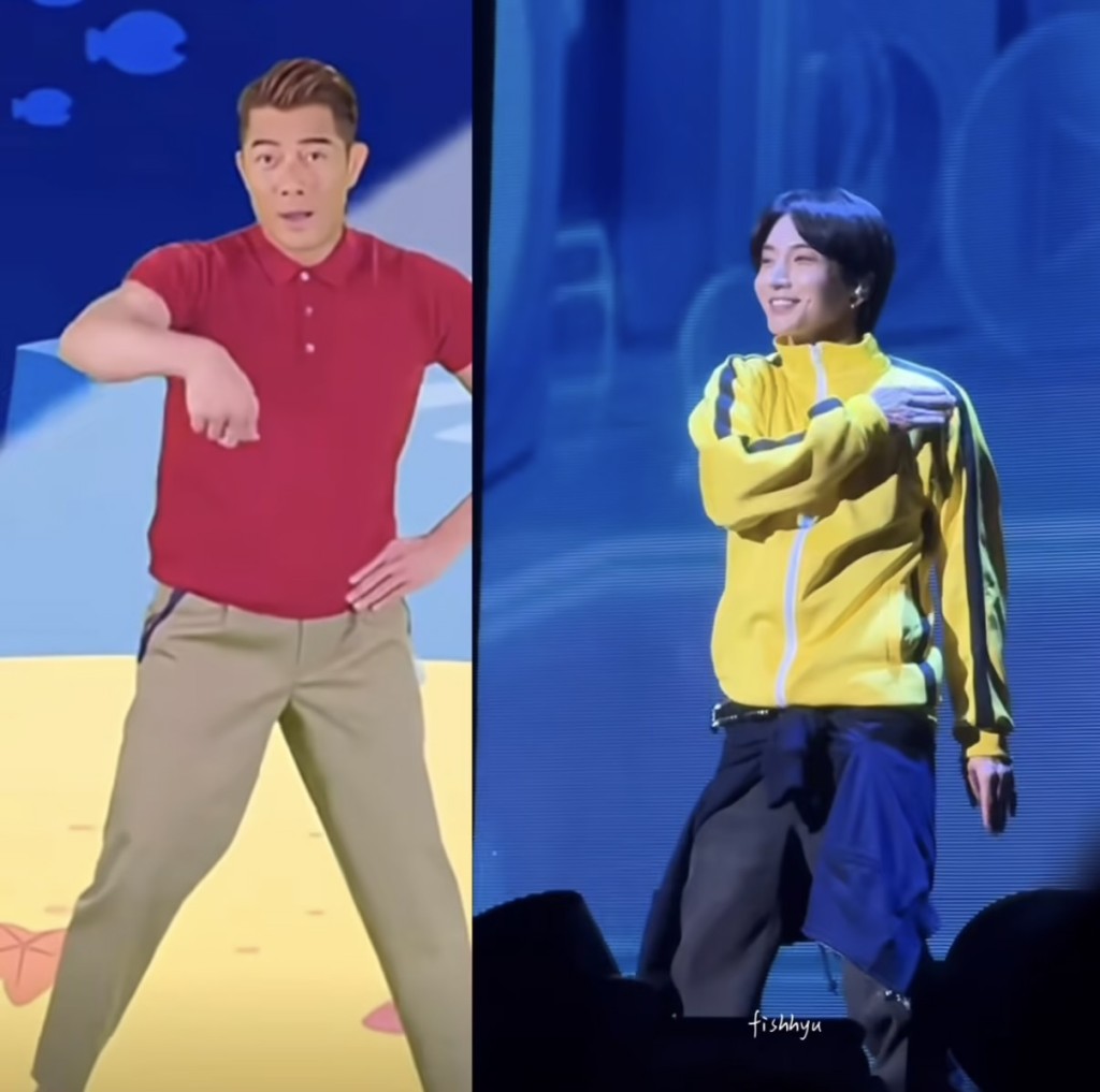 利特扮城城跳《Baby Shark》。 利特扮城城跳《Baby Shark》。