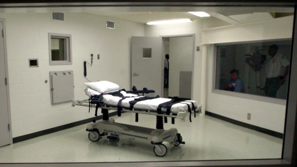 阿拉巴马州霍尔曼监狱的注射死刑执行室。美联社
