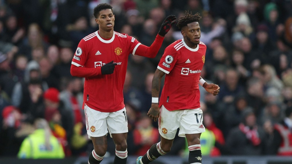 拉舒福特(左)今季演出走样。 Reuters