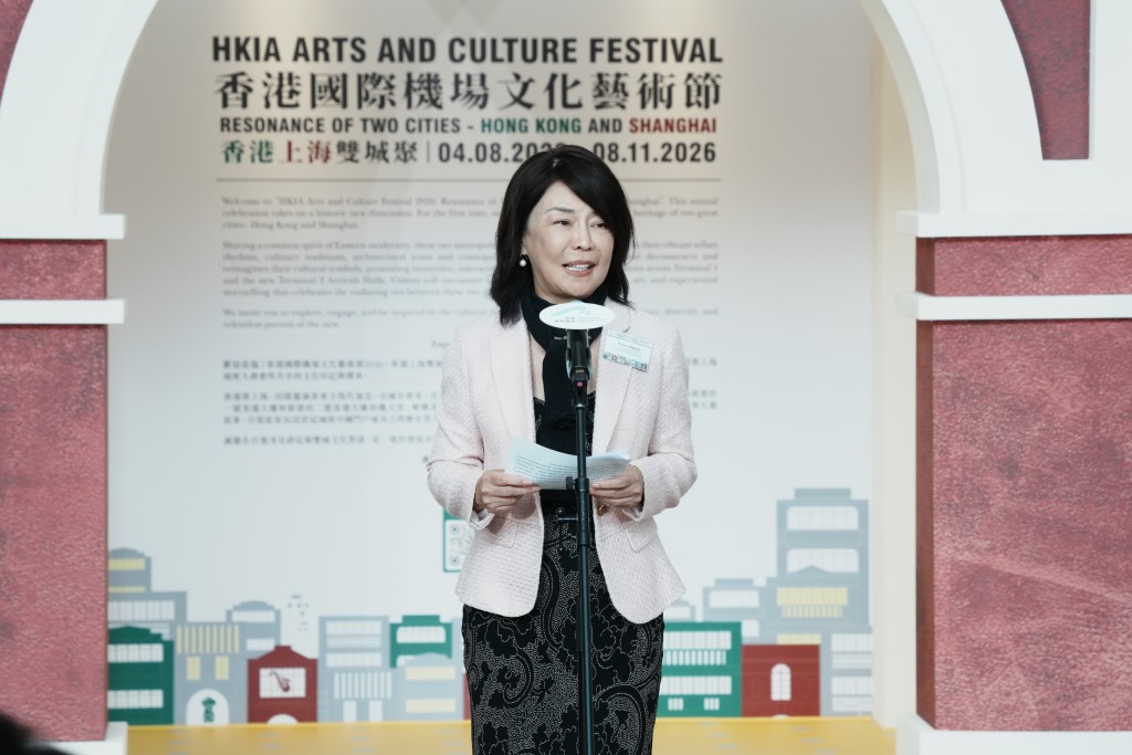 香港機場管理局行政總裁張李佳蕙。 香港機場管理局行政總裁張李佳蕙。