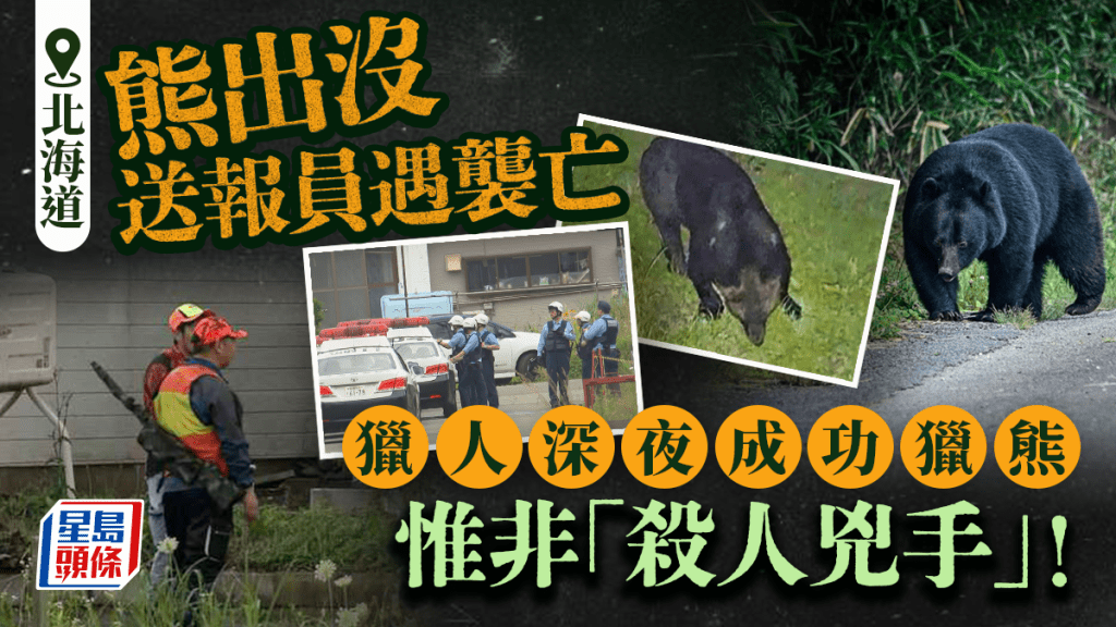 北海道熊出沒 | 送報員上周遇襲亡 獵人深夜出動成功殺熊