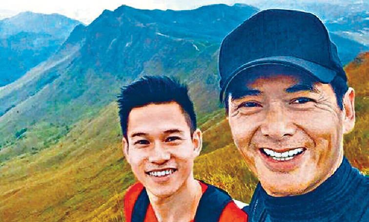 ■李施嬅(圓圖)的未婚夫Anson是發哥的健身教練。