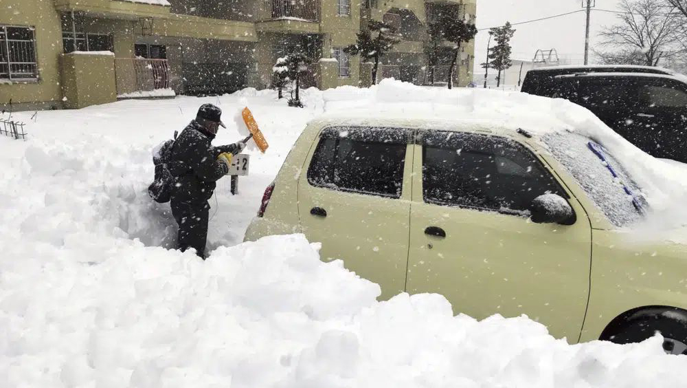 日本北部地方及東北地方未來數天可能降下破紀錄大雪。AP資料圖