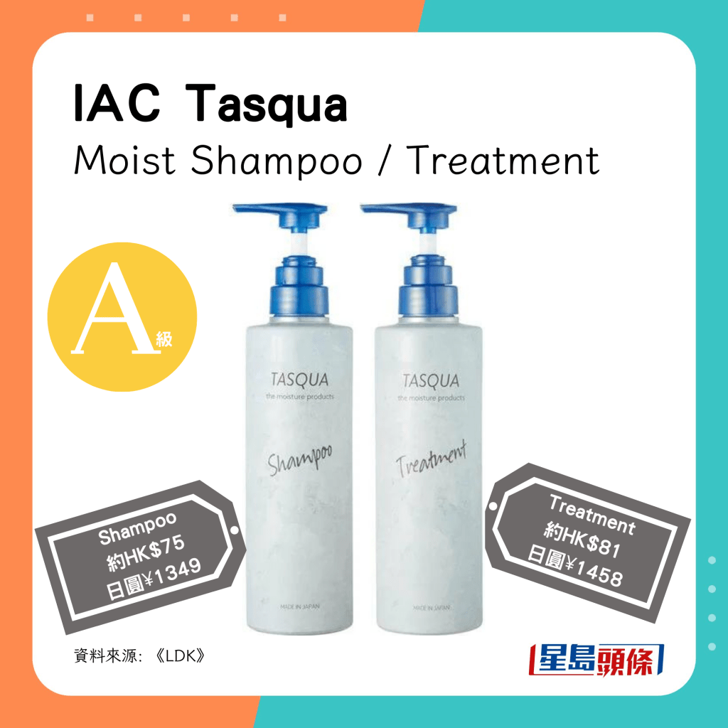 IAC Tasqua Moist Shampoo / Treatment