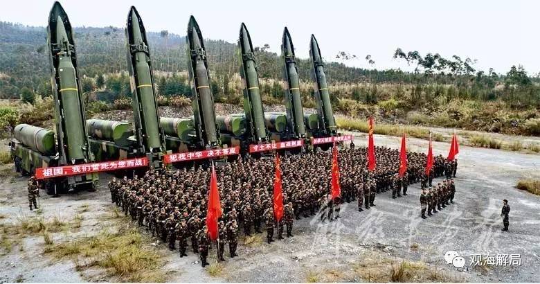 中國火箭軍戰略導彈部隊。
