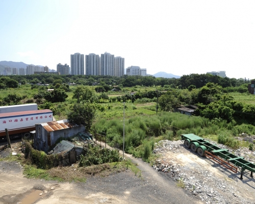 上水古洞一帶地皮。資料圖片