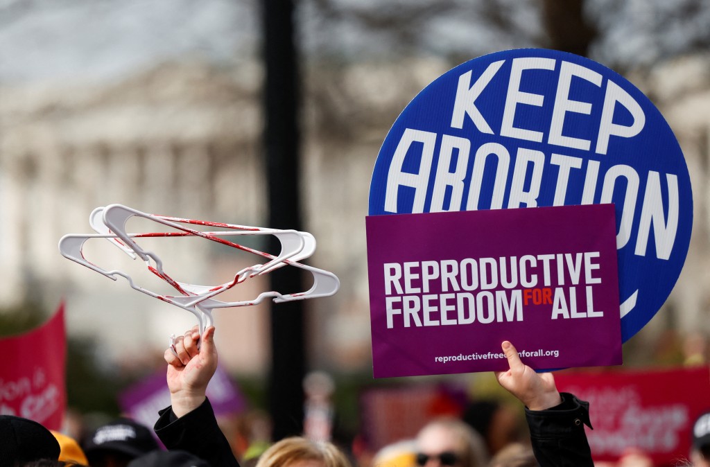 墮胎權成美國大選焦點。路透社