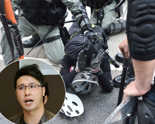 王浩賢擔心誤導警員過分使用武力。資料圖片